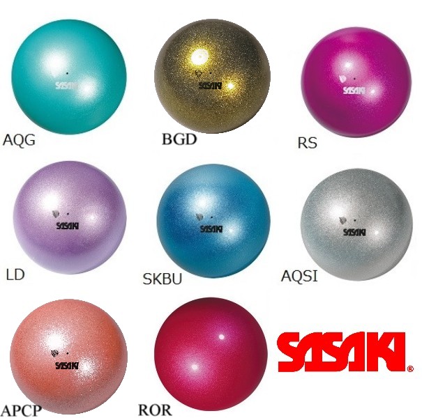 SASAKI Rhythmic gymnastics Equipment ball M-207M-F Metallic Sports